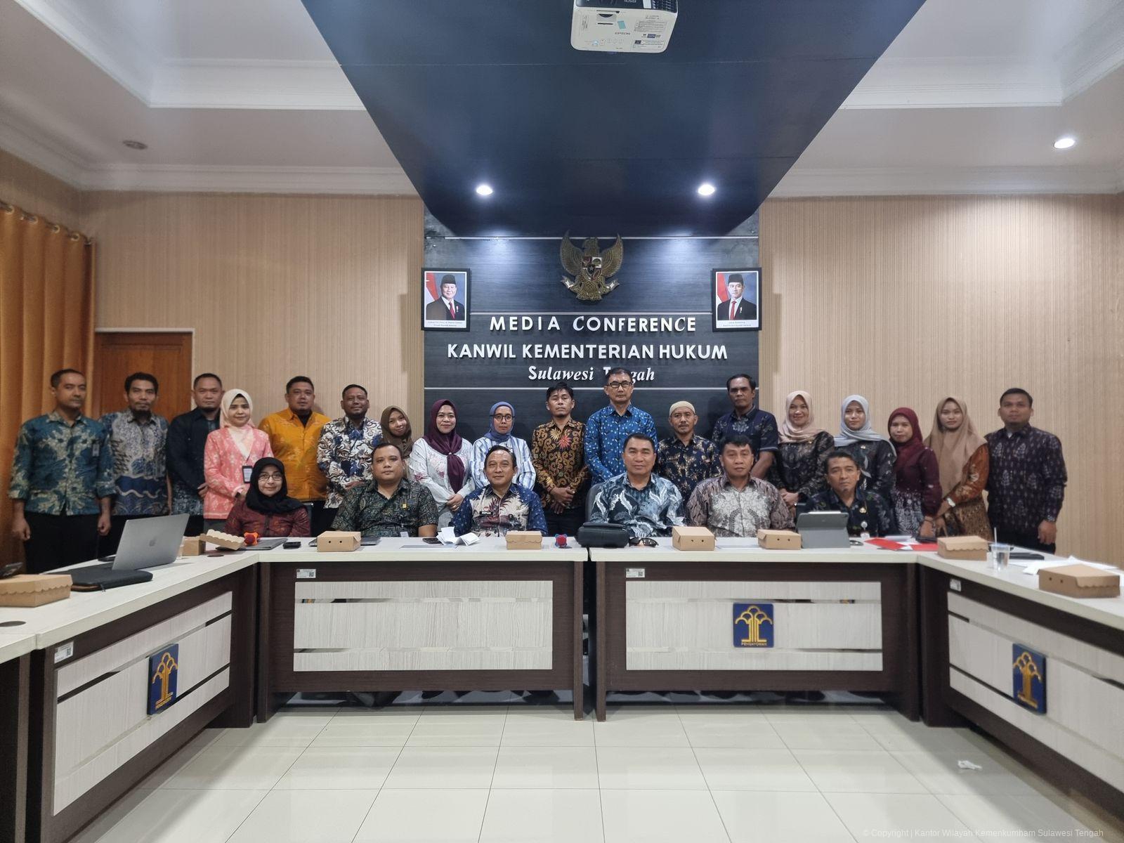 Kemenkum Sulteng Fasilitasi Harmonisasi Empat Ranperkada Morowali