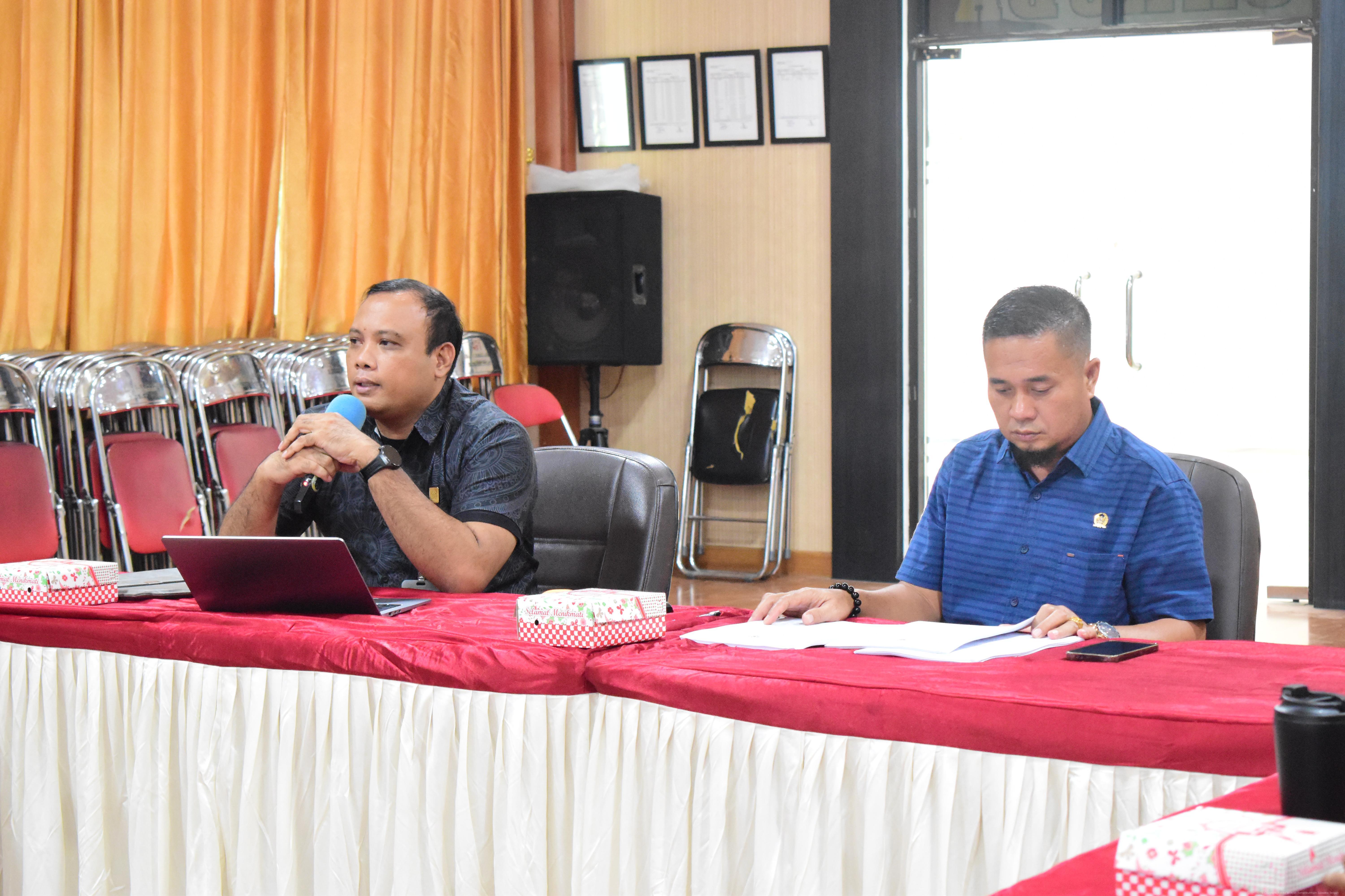 Harmonisasi Ranperda Pengelolaan Data Pertanahan Kabupaten Morowali