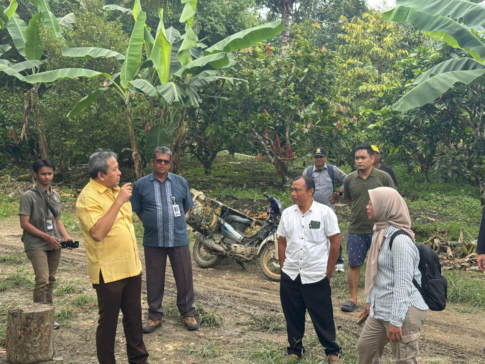 Kemenkum Sulteng Kawal Pemeriksaan Substantif IG Durian Nambo Banggai