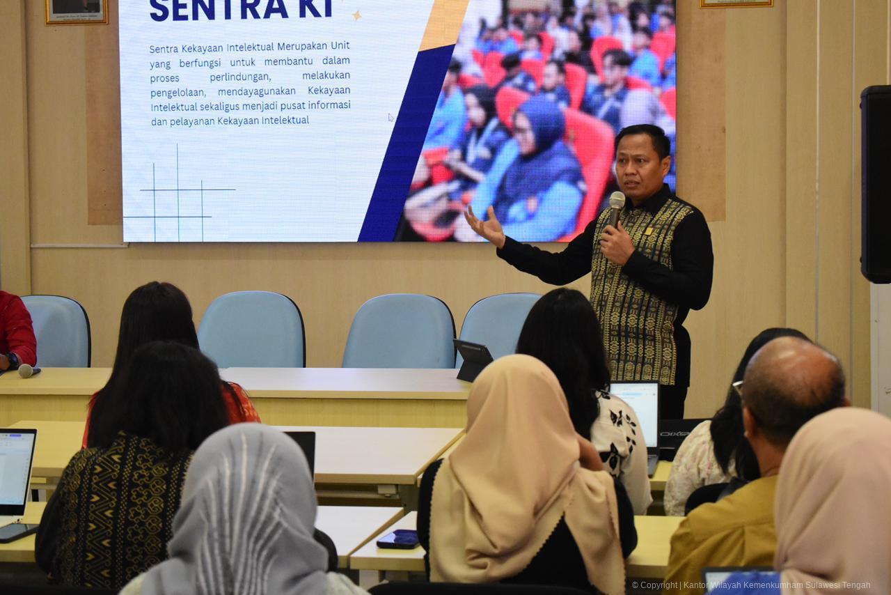 Kemenkum Sulteng Resmikan Sentra KI Poltekkes Kemenkes Palu, Pacu Inovasi Akademik