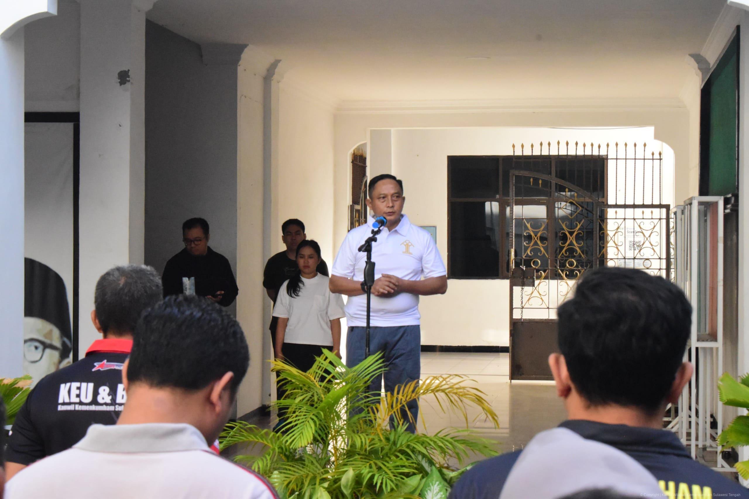 Apel Pagi Awali Tahun 2026, Kemenkum Sulteng Tegaskan Komitmen Prestasi dan Profesionalisme