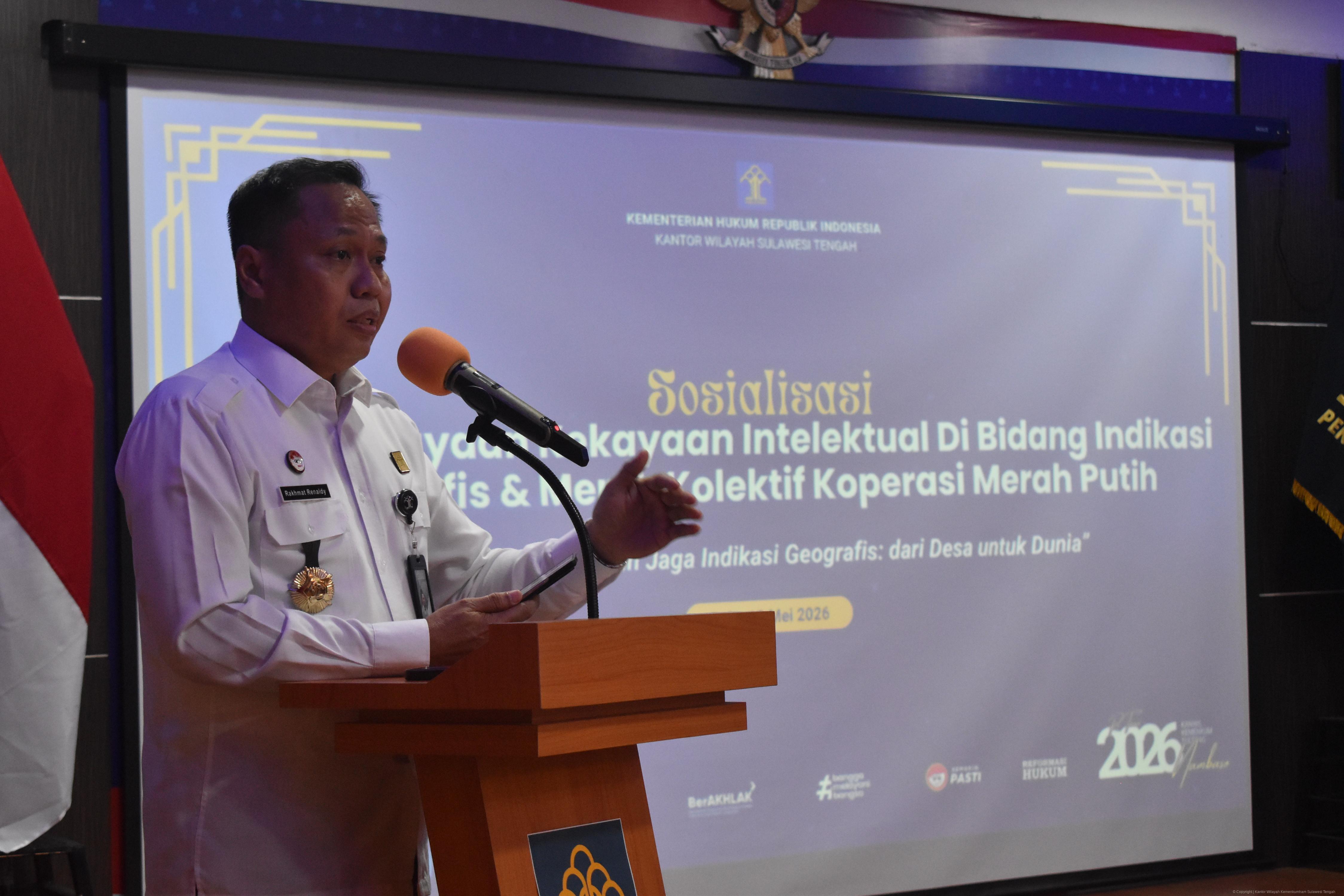Dari Desa untuk Dunia, Produk Lokal Sulteng Didorong Miliki Perlindungan Hukum