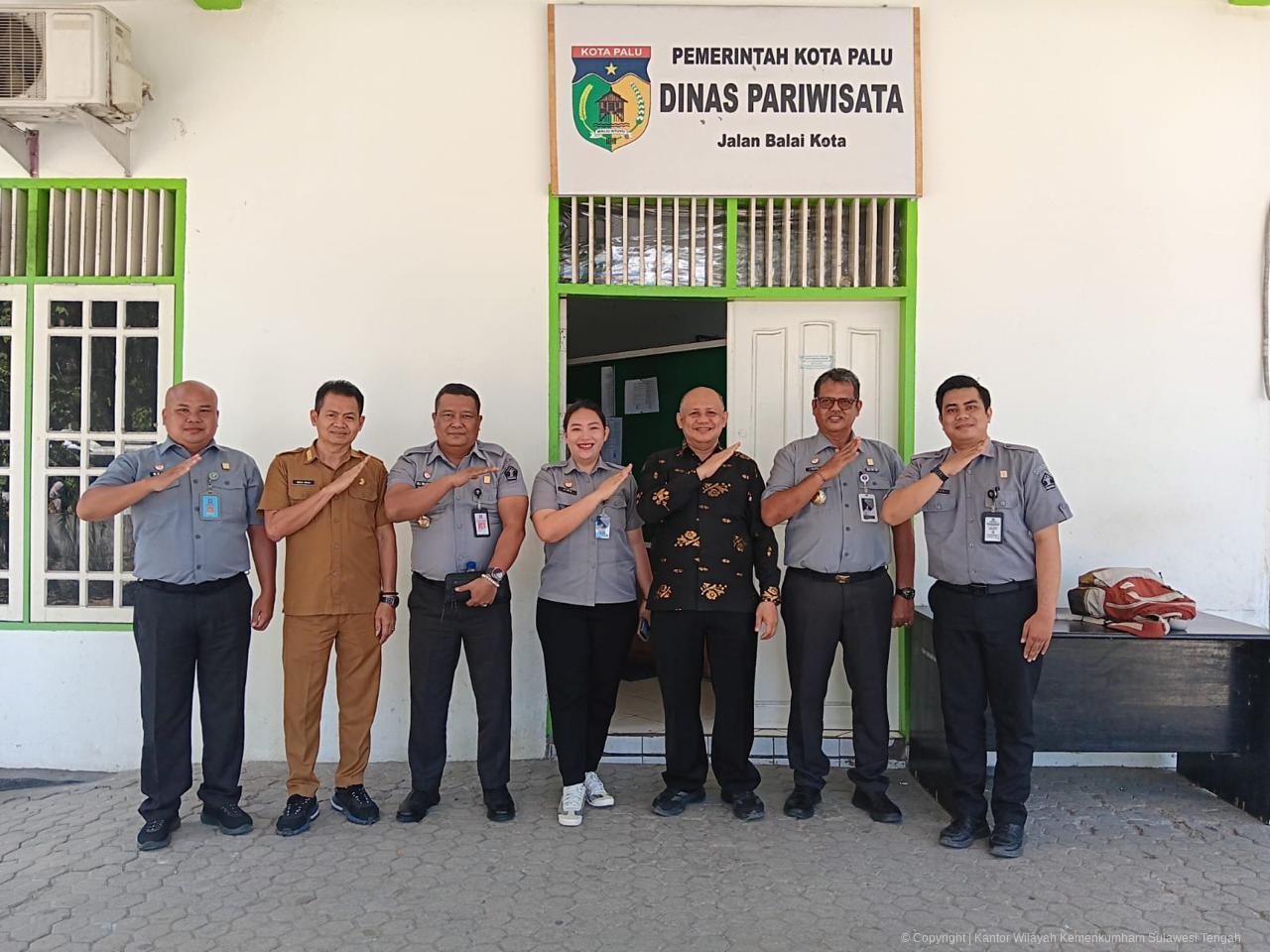 Kemenkum Sulteng Perkuat Sinergi dengan Dispar Palu, Dorong UMKM Daftar Merek dan Perseroan Perorangan